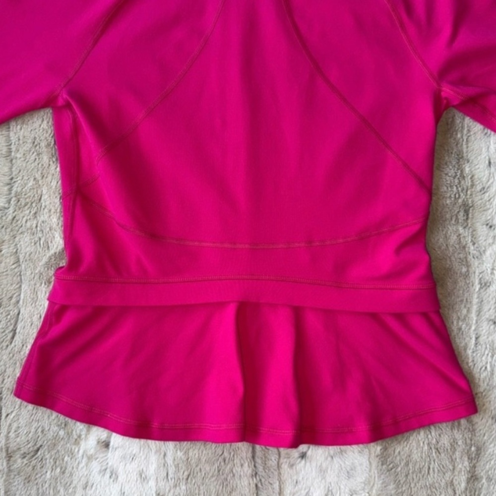 RARE Lululemon Hustle In Your Bustle Jacket in Jewelled Magenta Size 10 - Picture 11 of 16